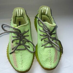 Yeezy Boost 350 V2 Sneakers Gid Glow Green Neon Comfortable Shoes  Size 5 Y